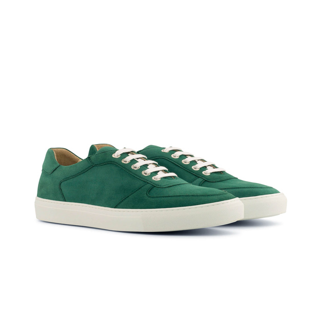 Low Top Trainer Kid Suede Forest